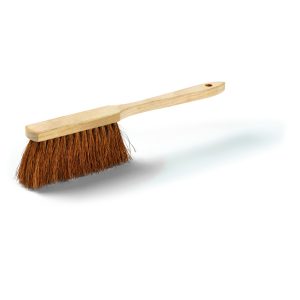 Utcai seprű, hullámos piros Elaston szál, fa test, Sculler Eh'klar "Mopster W"