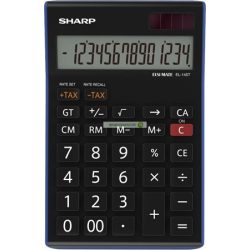   Számológép, asztali, 14 számjegy, SHARP "EL-145TBL"