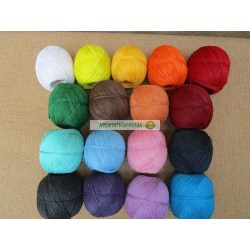 Színes kézműves zsinegek (2/2,5-es) 110 m