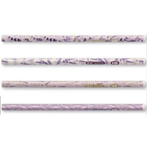 Grafitceruza, HB, mintás, háromszög test, M&G "Lavender"