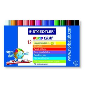 Olajpasztell kréta, STAEDTLER "Noris Club", 12 szín