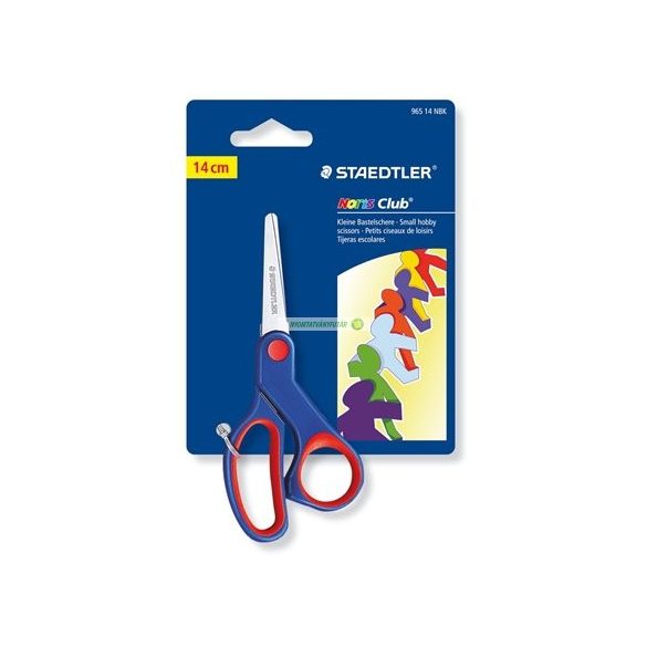 Olló, iskolai, 14 cm, STAEDTLER "Noris Club"