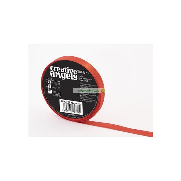 Szatén díszkötöző 12 mm x 32 m