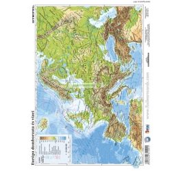   Tanulói munkalap, A4, STIEFEL "Európa domborzata/ Az Európai Unió"